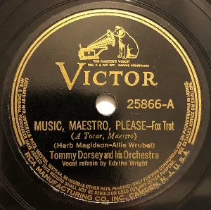 Pochette de Music, Maestro, Please / All Through the Night de Tommy Dorsey and His Orchestra