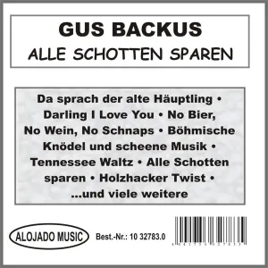 Pochette de Alle Schotten sparen de Gus Backus