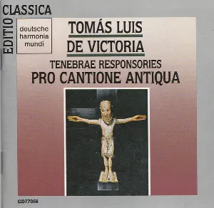 Pochette de Tenebrae Responsories de Tomás Luis de Victoria - Pro Cantione Antiqua