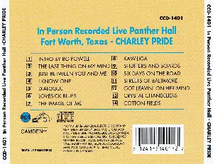 Pochette In Person Recorded Live Panther Hall Fort Worth, Texas