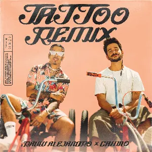 Pochette de Tattoo (remix) de Rauw Alejandro - Camilo