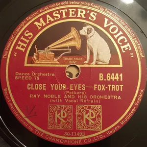Pochette de Close Your Eyes / Did You Ever See a Dream Walking de Ray Noble and His Orchestra