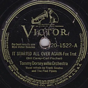 Pochette de It Started All Over Again / Mandy, Make Up Your Mind de Tommy Dorsey and His Orchestra