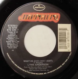 Pochette de What He Does Best de Lynn Anderson