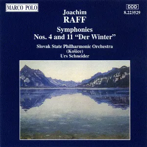 Pochette de Symphonies nos. 4 and 11 “Der Winter” de Štátna filharmónia Košice - Joachim Raff - Urs Schneider