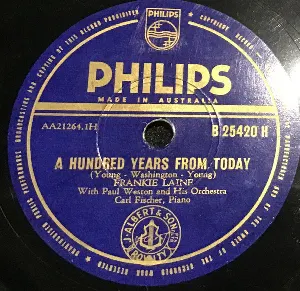 Pochette de A Hundred Years From Today / Do You Know What It Means to Miss New Orleans de Frankie Laine