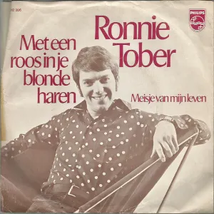 Pochette de Met een roos in je blonde haren / Meisje van mijn leven de Ronnie Tober