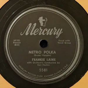 Pochette de Metro Polka / The Jalopy Song de Frankie Laine