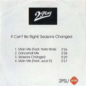 Pochette de It Can’t Be Right de Raghav