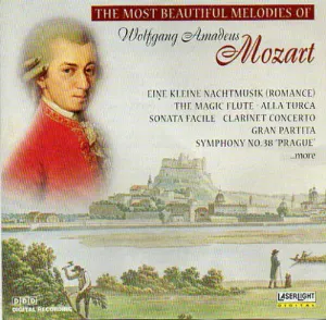 Pochette The Most Beautiful Melodies of Wolfgang Amadeus Mozart