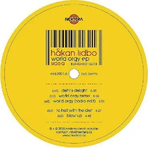 Pochette de World Orgy EP de Håkan Lidbo