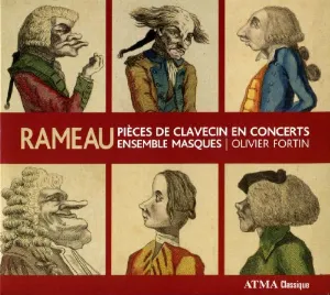 Pochette de Pièces de clavecin en concerts de Jean‐Philippe Rameau