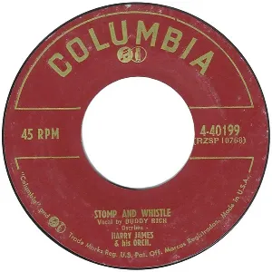 Pochette de Stomp and Whistle / Ya' Better Stop de Harry James and His Orchestra