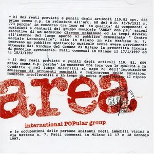 Pochette de International POPular Group de Area