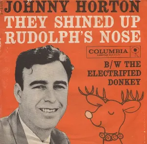 Pochette de They Shined Up Rudolph’s Nose / The Electrified Donkey de Johnny Horton