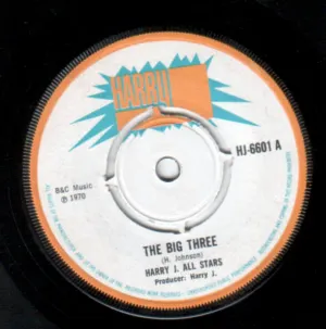Pochette de The Big Three / Lavender Blue de Harry J. All Stars