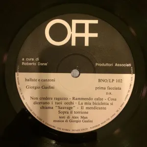 Pochette de Ballate e canzoni de Giorgio Gaslini
