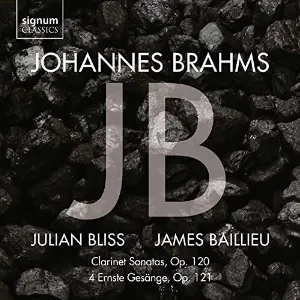 Pochette de Clarinet Sonatas, Op. 120 de Johannes Brahms - Gervase de Peyer - Daniel Barenboim