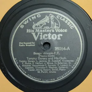Pochette de Boogie Woogie / Weary Blues de Tommy Dorsey and His Orchestra