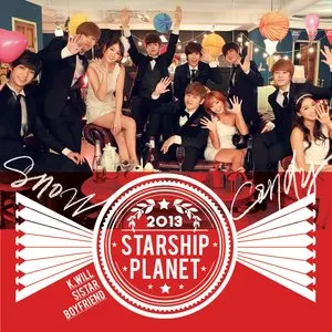Pochette de Starship Planet 2013 (스타쉽플래닛) de K.Will - BOYFRIEND - SISTAR