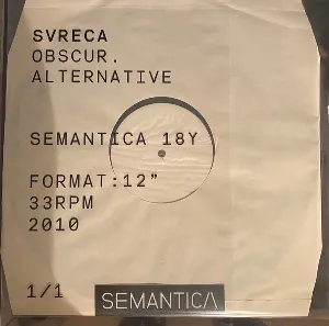 Pochette de Obscur. Alternative de Svreca