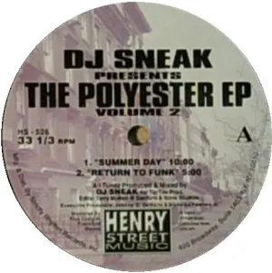 Pochette de The Polyester EP, Volume 2 de DJ Sneak