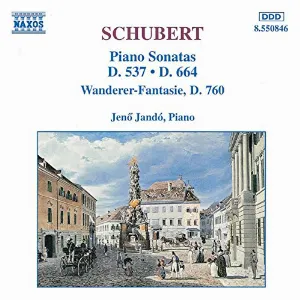 Pochette Piano Sonatas D. 537 and D. 664 / Wanderer-Fantasie, D. 760