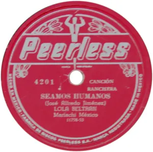 Pochette de Seamos humanos / Aquel amor de Lola Beltrán