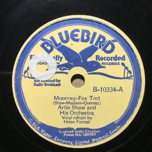 Pochette de Moonray / Melancholy Mood de Artie Shaw and His Orchestra