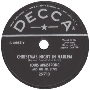 Pochette de Christmas in New Orleans / Christmas Night in Harlem de Louis Armstrong & His All-Stars