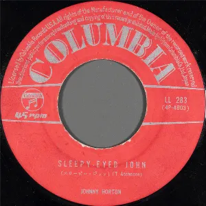 Pochette de Sleepy-Eyed John / Comanche de Johnny Horton