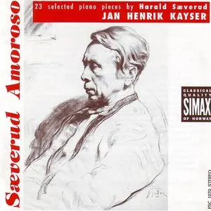 Pochette de Amoroso. 23 Selected Piano Pieces de Harald Sæverud