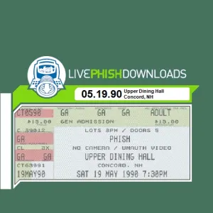 Pochette de 1990-05-19: St. Paul's School, Concord, NH, USA de Phish