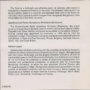 Pochette de The Planets / Suite de Ballet, op. 10 de Gustav Holst - Adrian Leaper - Symfonický orchester Slovenského rozhlasu
