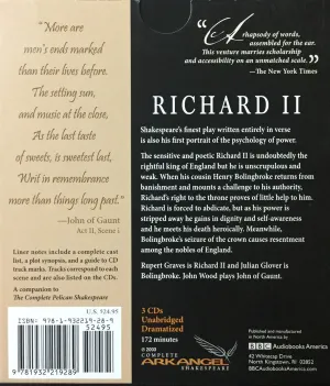 Pochette de Richard II de William Shakespeare