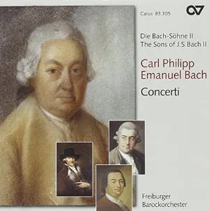 Pochette de Concerti de Freiburger Barockorchester - Carl Philipp Emanuel Bach - Gottfried von der Goltz