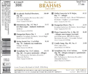Pochette The Best of Brahms