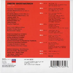 Pochette Shostakovich Edition: Concertos / Orchestral Suites / Chamber Symphonies