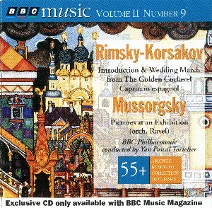 Pochette BBC Music, Volume 2, Number 9: Rimsky-Korsakov: The Golden Cockerel, Capriccio Espagnol / Mussorgsky: Pictures at an Exhibition