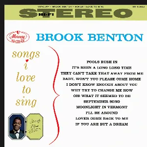 Pochette de Songs I Love to Sing de Brook Benton