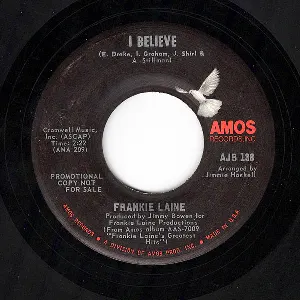 Pochette de I Believe / On the Sunny Side of the Street de Frankie Laine
