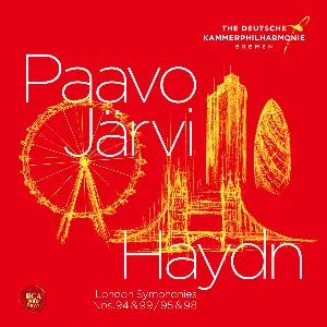 Pochette de London Symphonies nos. 94 & 99 / 95 & 98 de Paavo Järvi - Joseph Haydn - Deutsche Kammerphilharmonie Bremen