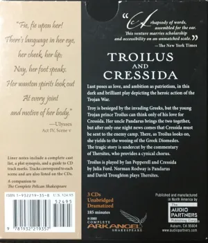 Pochette de Troilus and Cressida de William Shakespeare
