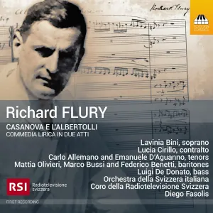 Pochette de Casanova e l’Albertolli de Orchestra della Svizzera italiana - Diego Fasolis - Coro della Radio Svizzera, Lugano