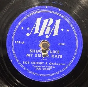 Pochette de Shimmy Like My Sister Kate / The Same Old You de Bob Crosby and His Orchestra