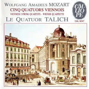 Pochette de Cinq quatuors Viennois de Talichovo kvarteto - Wolfgang Amadeus Mozart