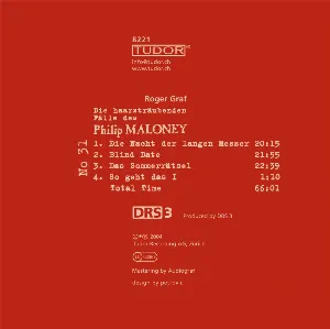 Pochette de Die haarsträubenden Fälle des Philip Maloney, N° 31 de Roger Graf