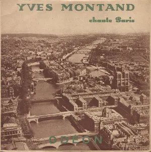 Pochette Yves Montand chante Paris