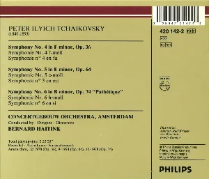 Pochette Symphonies Nos. 4, 5 & 6