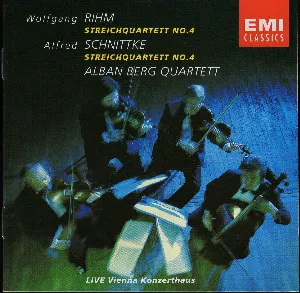Pochette Rihm: Streichquartett no. 4 / Schnittke: Streichquartett no. 4
